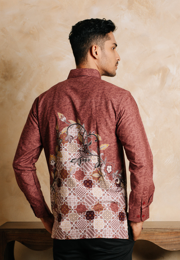 Hadinata Batik Kemeja Panjang Furing Superfine Dhines Dhinesha-0